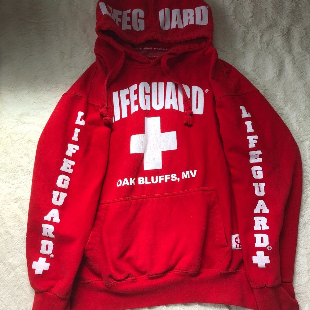 Custom Oak Bluffs Life Guard Hoodie